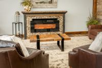 Modern Wood Coffee Table - Natural Reclaimed Wood