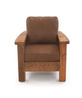 River Rustic Deluxe Barnwood Lounge Chair