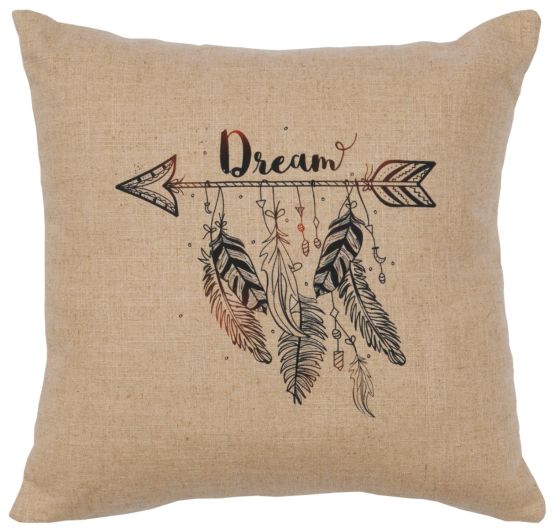 Dream Image Decor Pillow - Natural Linen