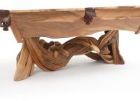 Artistic Log Pool Table- Maple & Juniper