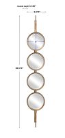 Button Gold Mirror