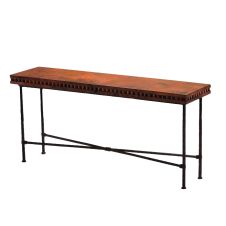 Tuscan Copper Sofa Table