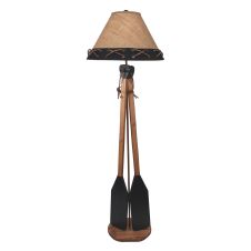 Rustic Beach Boat Shelf Floor Lamp