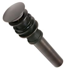 1.5" Non-Overflow Oil Rubbed Bronze Bathroom Sink Pop-Up Drain