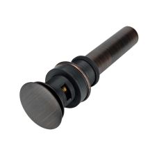 1.5" Oil Rubbed Bronze Overflow Pop-up Oil Bathroom Sink Drain