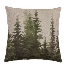 Bear Panels Decorative Tree Pillow
