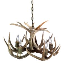 Whitetail Deer Chandelier (5 Lights)