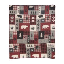 Bear Peak Microfiber Throw Blanket