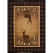 Antler Buck Area Rug