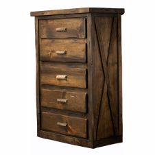 Antler & Barnwood 5 Drawer Chest