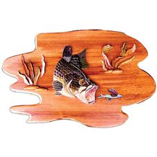 George the Largemouth Bass Wood Art