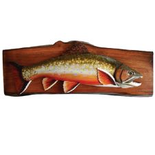 Billie the Brook Trout Wood Art