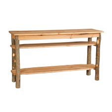 Saranac Hickory Log Sofa Tv Stand