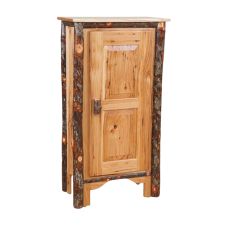 Saranac Hickory 1 door Pie Safe