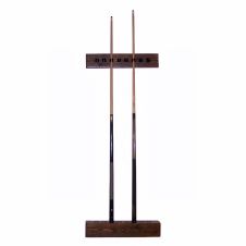Barnwood wall cue rack