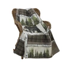 Bear Panels Throw Blanket