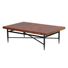 Sencillo Hammered Copper Coffee Table - 58" x 36"