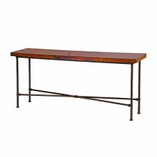 Betsy Hammered Copper Sofa Tables - 72"