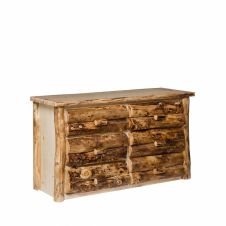 Rustic Colorado Aspen 6 Drawer Dresser