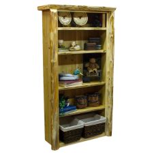 Cedar Lake 5-Foot Log Bookcase