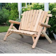 Contoured Comfort 4 ft Log Love Seat