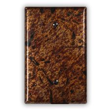 Distressed Light 1 Blank Copper Switch Plate