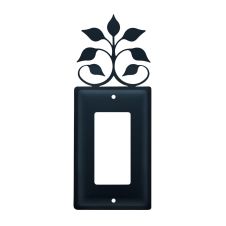 Wrought Iron Leaf Fan Single GFI Cover