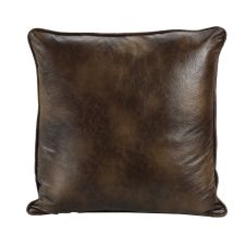 Faux Leather & Suede Euro Sham | Front View
