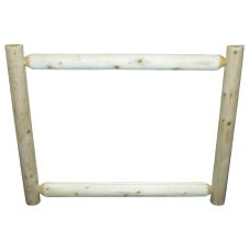 Hidden Lake Log Wall Mirror Frame