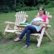 Contoured Comfort Log Tete-A-Tete