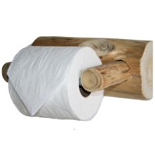 Cedar Lake Logger Toilet Paper Holder side view