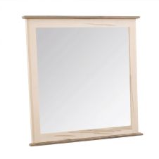 Rustic Red Oak & Ambrosia Maple Dresser Mirror