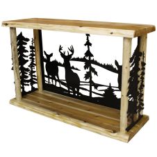 Rustic Valley Silhouette Sofa Table