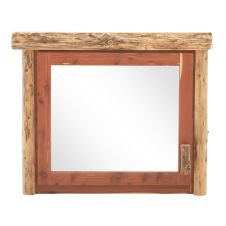 Rustic Red Cedar Medicine Cabinet- Hinge Left