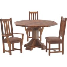 Stony Brooke Rustic Reclaimed Octagon Dining Set