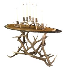 Elk Antler Sofa Table