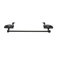Wrought Iron Loon Towel Bar 