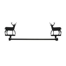 Wrought Iron Deer Towel Bar