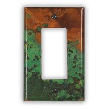 Verde 1 Toggle Copper Switch Plate