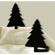 Wrought Iron Pine Tree Curtain Tie Backs