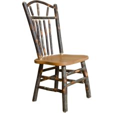 Saranac Rustic Hickory Wagon Wheel Dining Chair