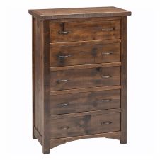 Woodland Park Rustic 5 Drawer Chest