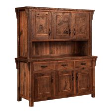 Rocky Creek Barn Wood Buffet & Hutch