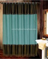Turquoise Cheyenne Shower Curtain