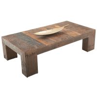 Aged Rustic Reclaimed Wood Coffee Table