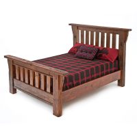 Stony Brooke Rustic Reclaimed Royal Mission Bed - Slim Timber