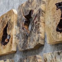 Bahati Natural Wood Wall Art Set