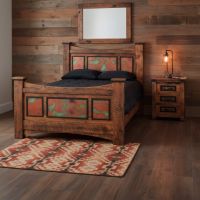 Nightstand: Some lifestyle images are created with AI for visualization purposes. Crafted from natural solid wood, each piece is unique and will vary.