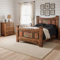 3 Drawer Chest: Some lifestyle images are created with AI for visualization purposes. Crafted from natural solid wood, each piece is unique and will vary.
