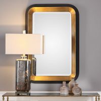 Niva Forged Iron Mirror